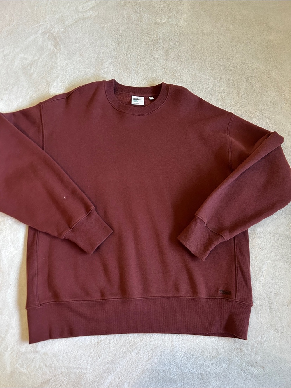 Women’s Crewneck Sweatshirt - Burgundy